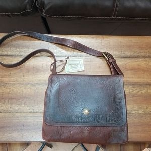 Buffalo leather Purse w inside wallet pocket and key attachment